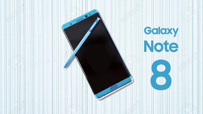 blå Samsung Galaxy Note 8