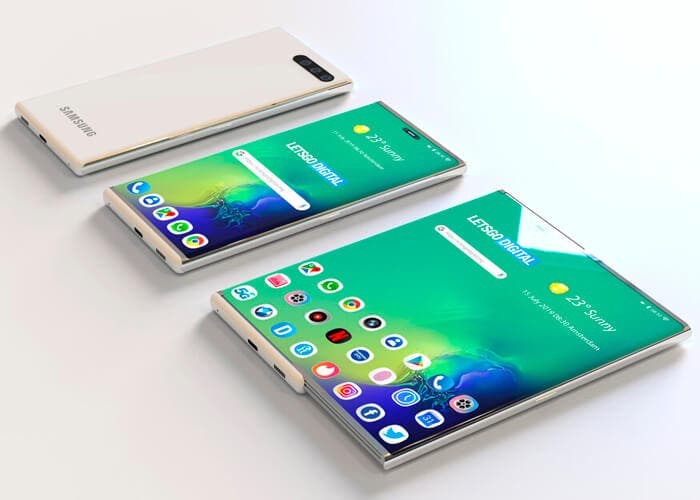 Samsung muestra en privado su prototipo de teléfono con pantalla enrollable