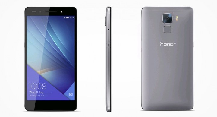 Bilde - Honor 7 Premium, en metallisk smarttelefon med gode spesifikasjoner