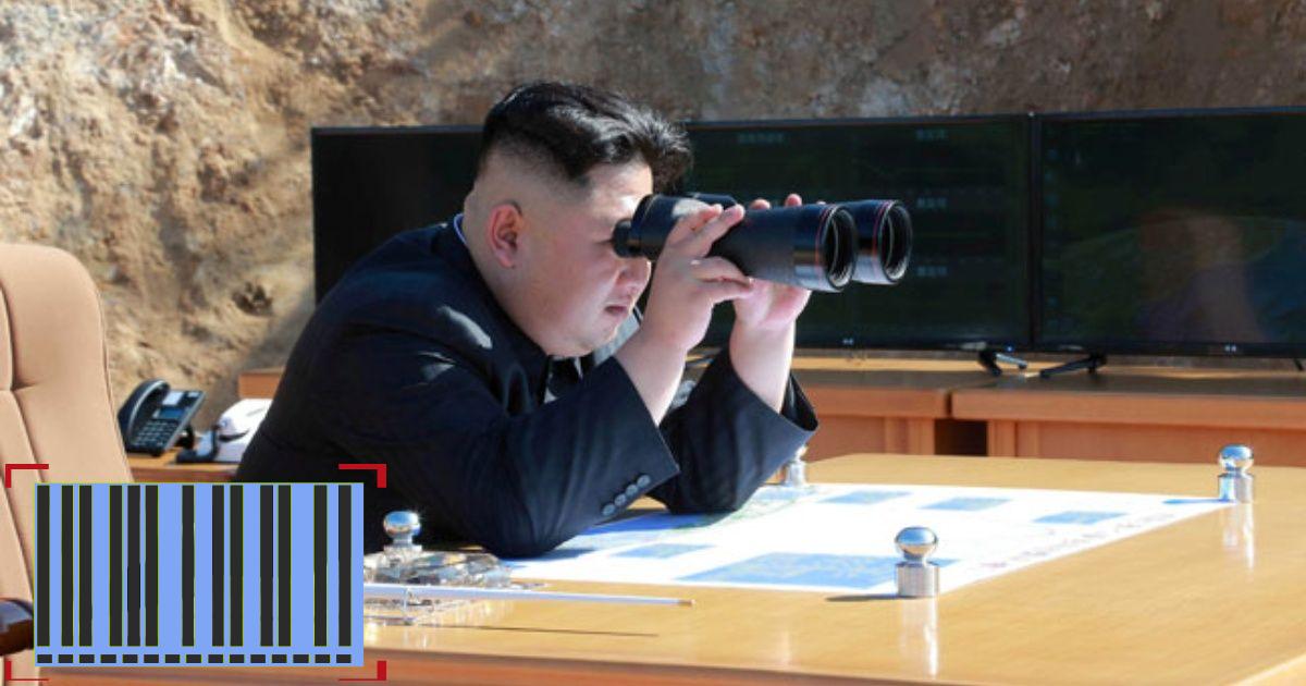 Kim Jong Un, lederen for Nord-Korea, går for iPhone