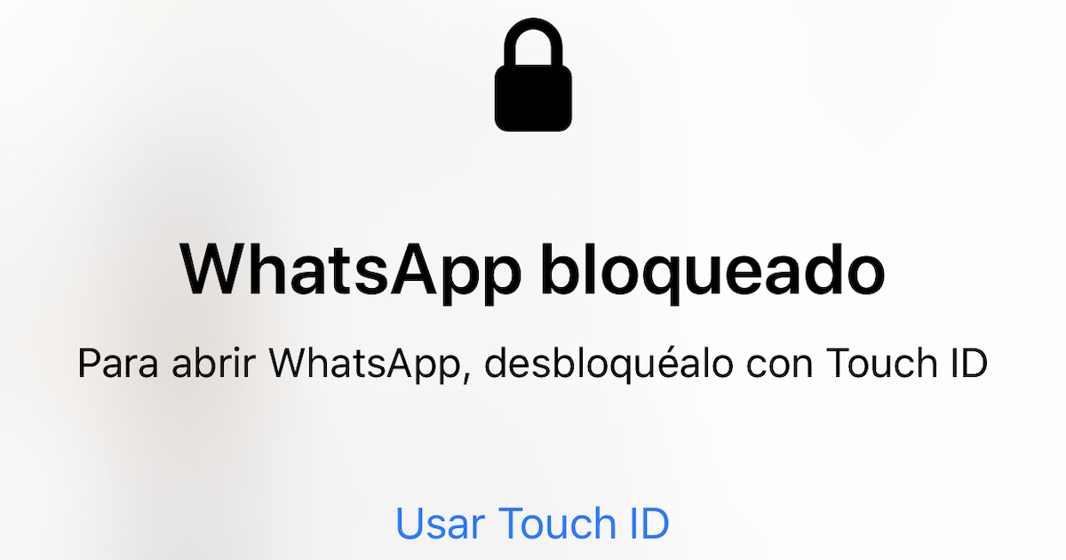 WhatsApp gjør det allerede mulig å beskytte appen med Touch ID og Face ID offisielt