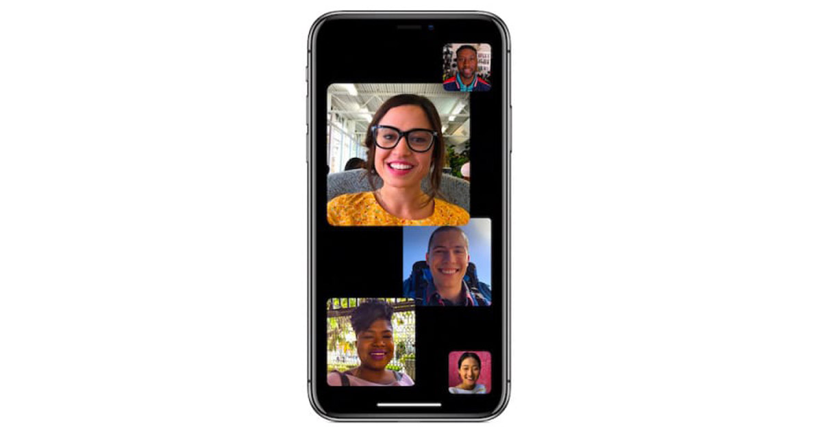 Hvordan endre kameraet i en FaceTime-samtale med iOS 12