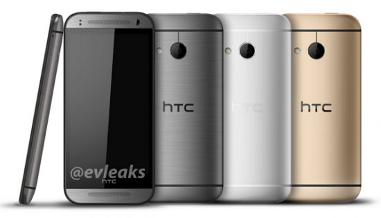 Bilde - HTC One Mini 2 kommer denne mÃ¥neden i grÃ¥tt, sÃ¸lv og gull