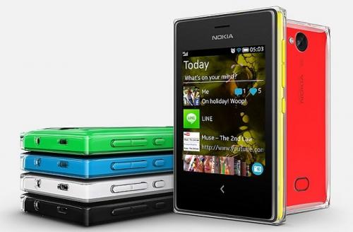 Bilde - Nokia Asha 500, 502 og 503, grunnleggende telefoner for WhatsApp og sosiale nettverk