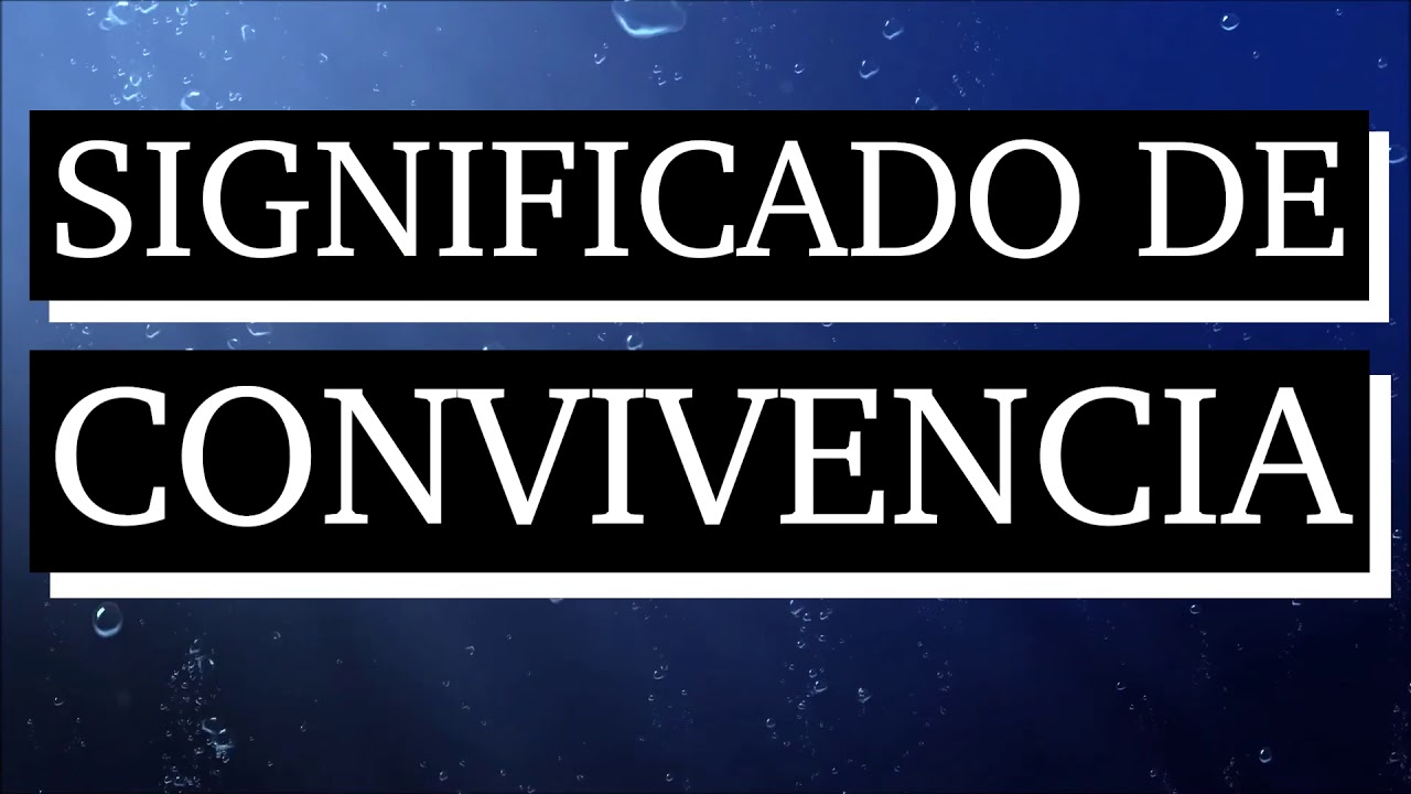Significado de convivencia: 7 claves para mejorarla en 2025 13 significado de convivencia